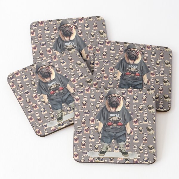 Item preview, skate pug and his multiverse variants designed and sold by SKAPER.