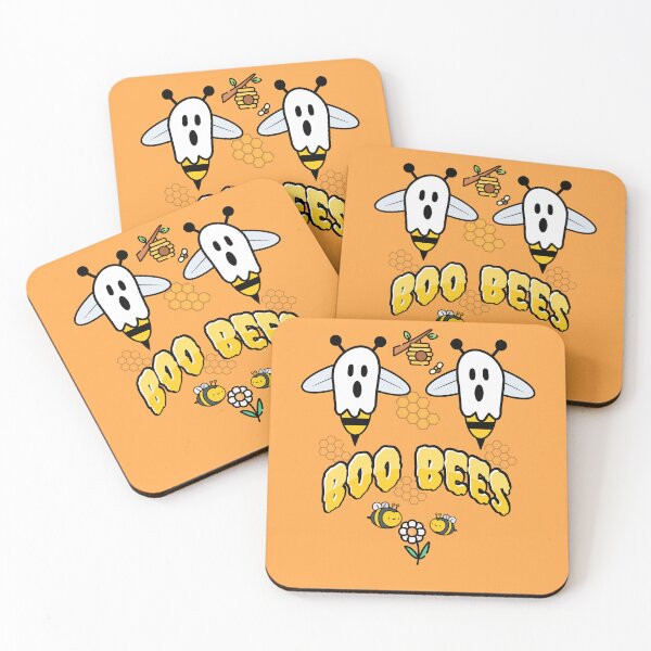 Item preview, Boo Bees - Ghostly Halloween Buzz designed and sold by Sir Meow Meow.