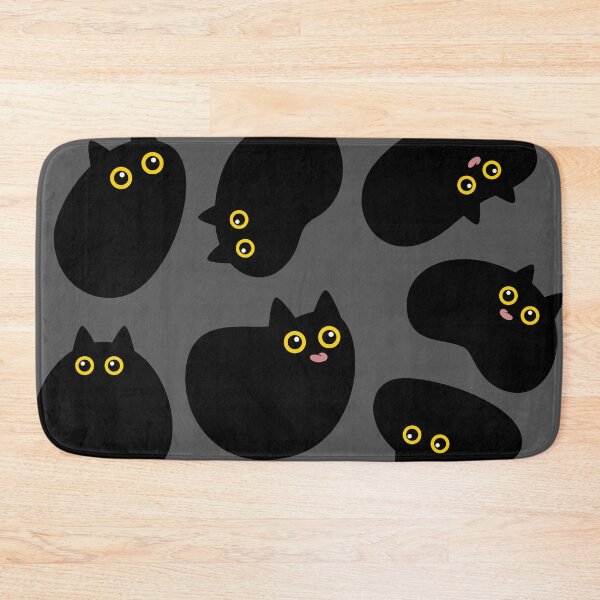 Item preview, Pattern blob black cat designed and sold by LuchQueen.