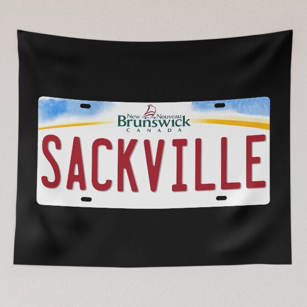 Item preview, Sackville New Brunswick License Plate designed and sold by BahayProduction.