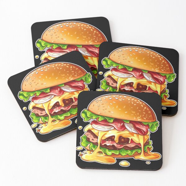 Item preview, Juicy Cartoon Hamburguer designed and sold by OB Print.