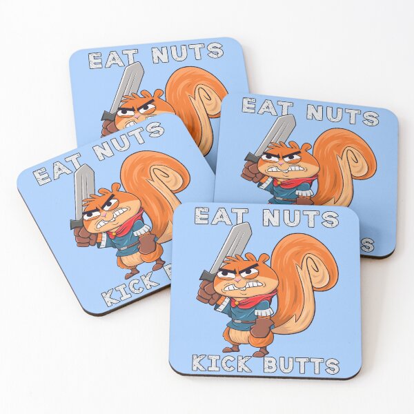 Item preview, Eat Nuts, Kick Butts : Ratatosk designed and sold by ImaginarStore.