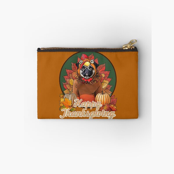 Item preview, Thanksgiving Pug designed and sold by FivePugs.
