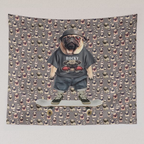 Item preview, skate pug and his multiverse variants designed and sold by SKAPER.