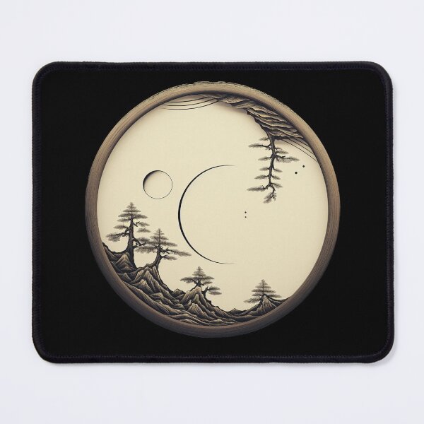 Item preview, Japanese Zen Circle Gift of Inspiration for Spiritualists designed and sold by AnnaMDesign.