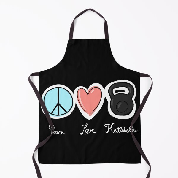Item preview, Peace Love kettlebells designed and sold by SubtleSplit.