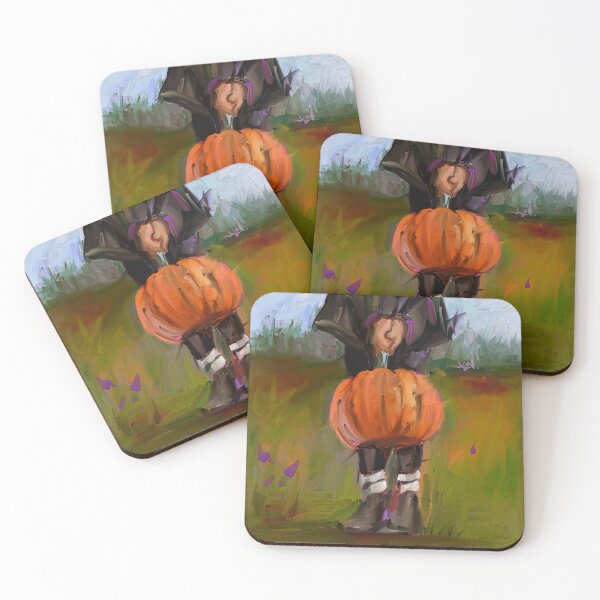 Item preview, Witch and Pumpkin Oil Painting designed and sold by Anne Marie Propst.