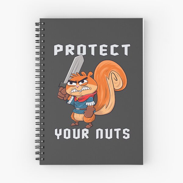 Item preview, Protect you nuts : funny quote squirrel designed and sold by ImaginarStore.
