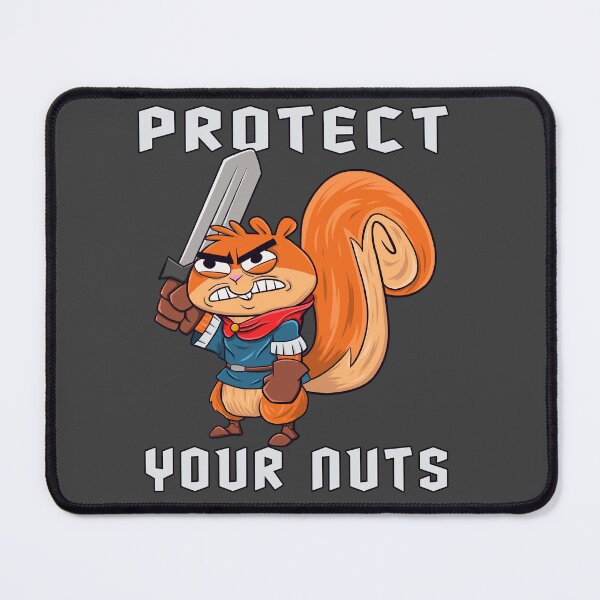 Item preview, Protect you nuts : funny quote squirrel designed and sold by ImaginarStore.