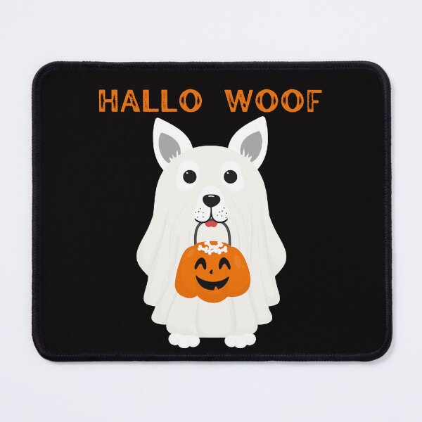 Item preview, Funny Cute Halloween - Hallo Woof Ghost Dog Fall Holiday designed and sold by AbstractCL.