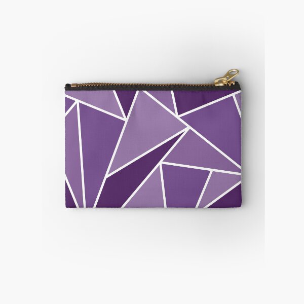 Item preview, Purple Geometric Triangles Pattern designed and sold by art-by-soma.