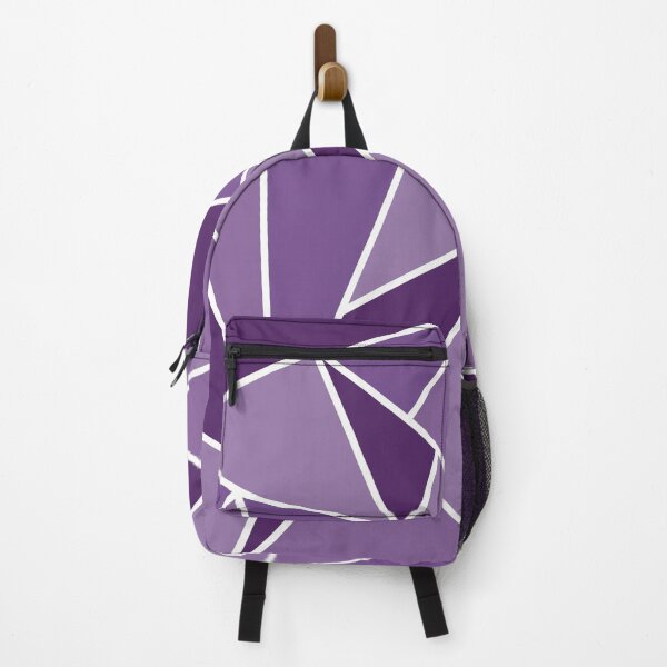Item preview, Purple Geometric Triangles Pattern designed and sold by art-by-soma.