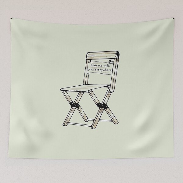 Item preview, Wooden Folding Chair take me with you everywhere designed and sold by Best4u1.