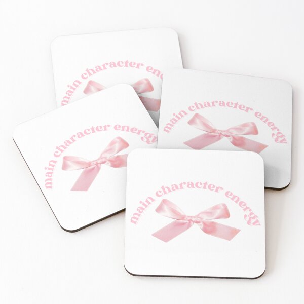 Item preview, main character energy pink coquette bow affirmations  designed and sold by ArtByCelestial.
