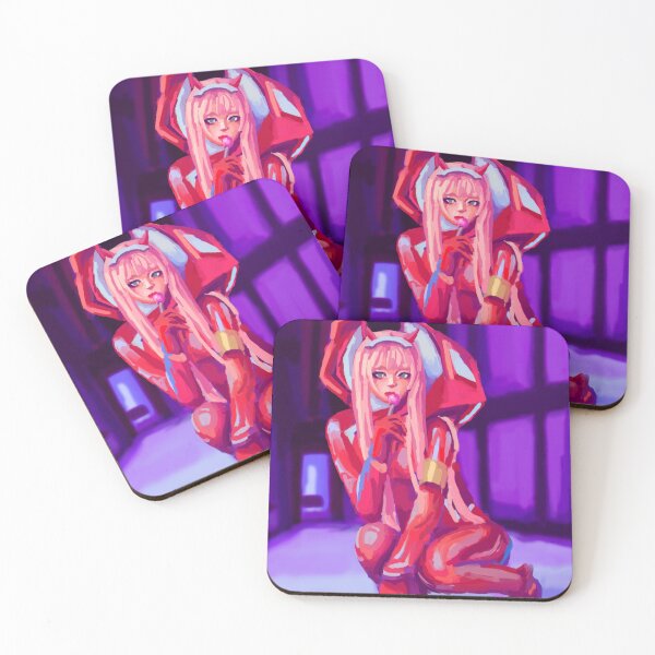Item preview, Zero Two Anime girl poster designed and sold by craftsanime.