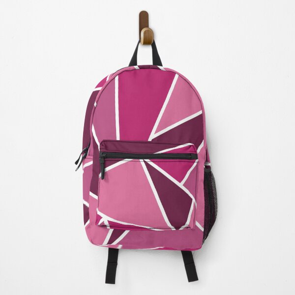 Item preview, Pink Geometric Triangles Pattern designed and sold by art-by-soma.