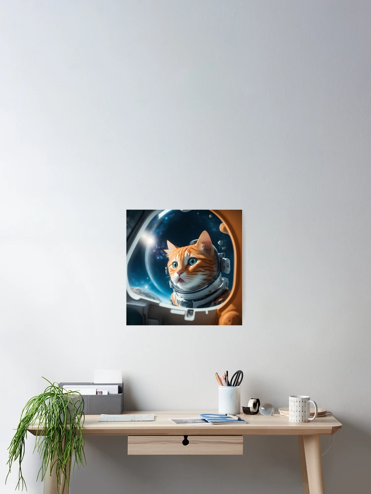Thumbnail 2 of 3, Poster, AstroCat - Let Me In designed and sold by DaveDroning.