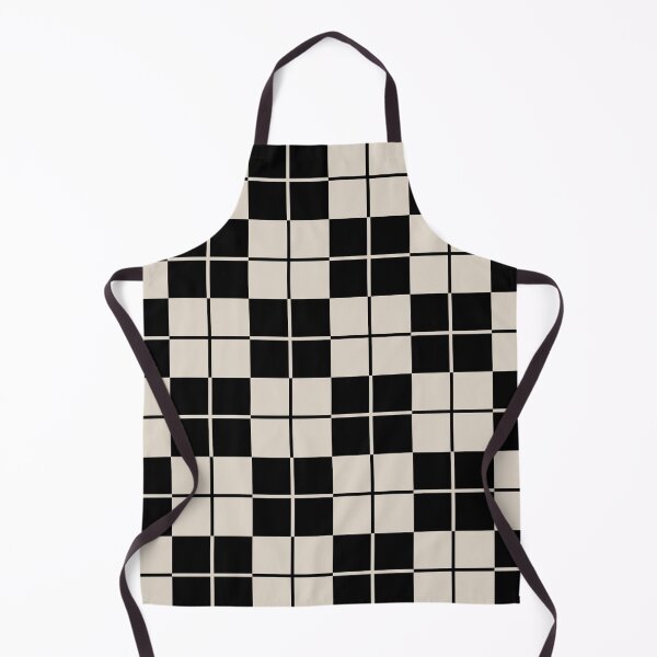 Item preview, Black and Linen White Argyle Checkerboard Plaid Pattern designed and sold by tonymagnerart.