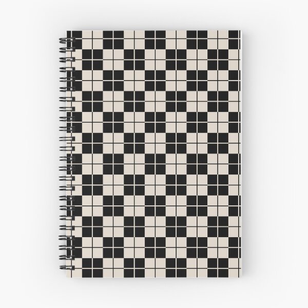 Item preview, Black and Linen White Argyle Checkerboard Plaid Pattern designed and sold by tonymagnerart.