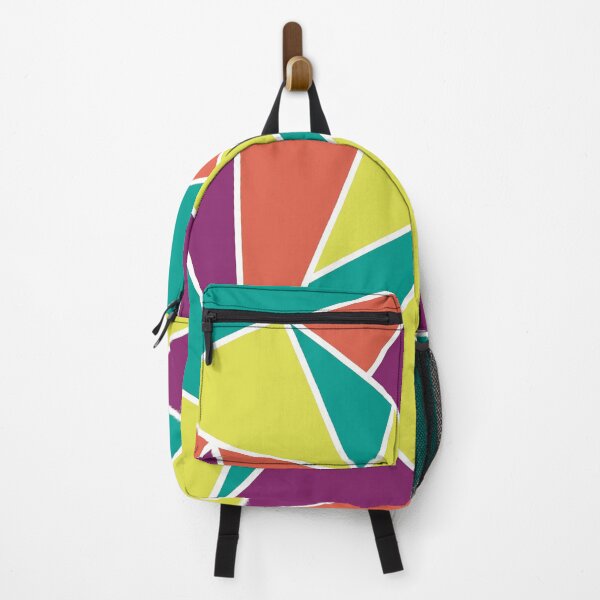 Item preview, Multicolor Geometric Triangles Pattern designed and sold by art-by-soma.