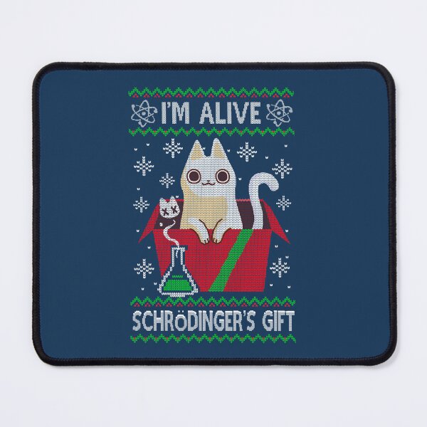Item preview, Schrödinger's Gift - Ugly Christmas Sweater - Science christmas designed and sold by BlancaVidal.
