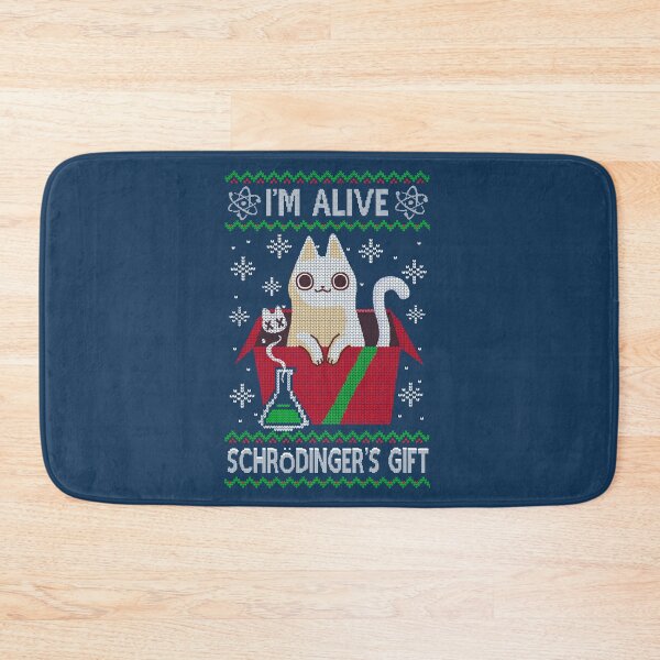 Item preview, Schrödinger's Gift - Ugly Christmas Sweater - Science christmas designed and sold by BlancaVidal.