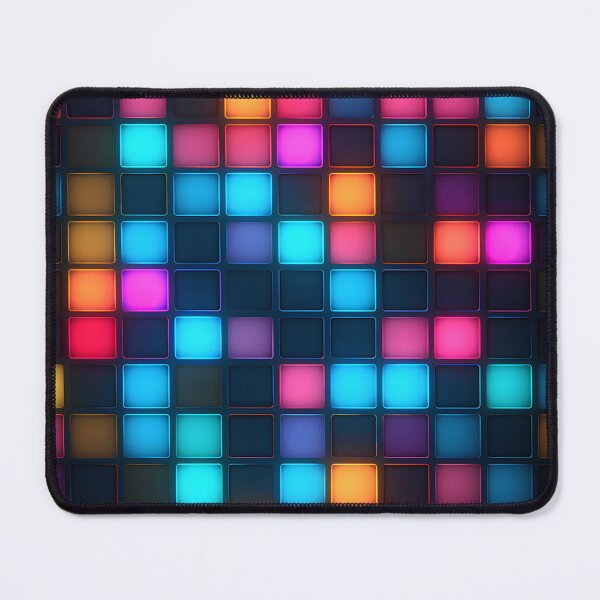 Item preview, 80's Style Glowing Colored Blocks Retro Video Game Disco designed and sold by DeadMonkeyShop.