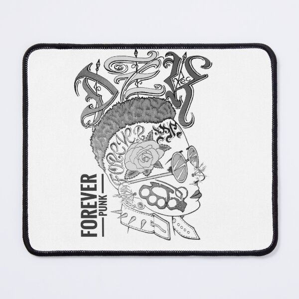 Item preview, Black and White Punk Woman Design designed and sold by Lucky Day Shop 777.