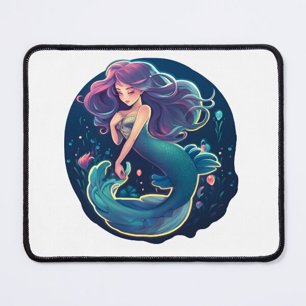 Item preview, Mermaid Magic - Enchanting Underwater Sticker/Magnet designed and sold by ColorStudioArt.