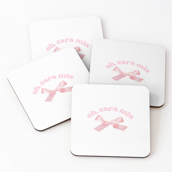 Item preview, oh cara mia pink coquette bow affirmations  designed and sold by ArtByCelestial.