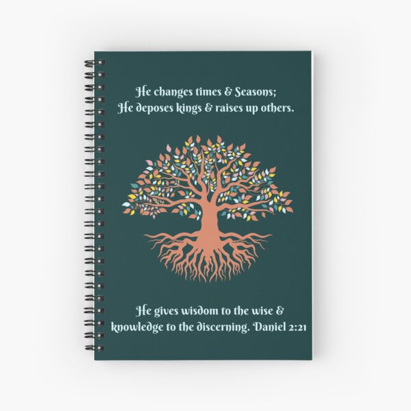 Item preview, He changes times & seasons Daniel 2:21 Scripture  designed and sold by WhatThePublicWa.