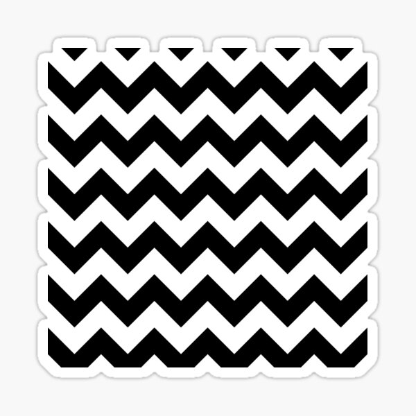 BW Tessellation 3 3 Sticker