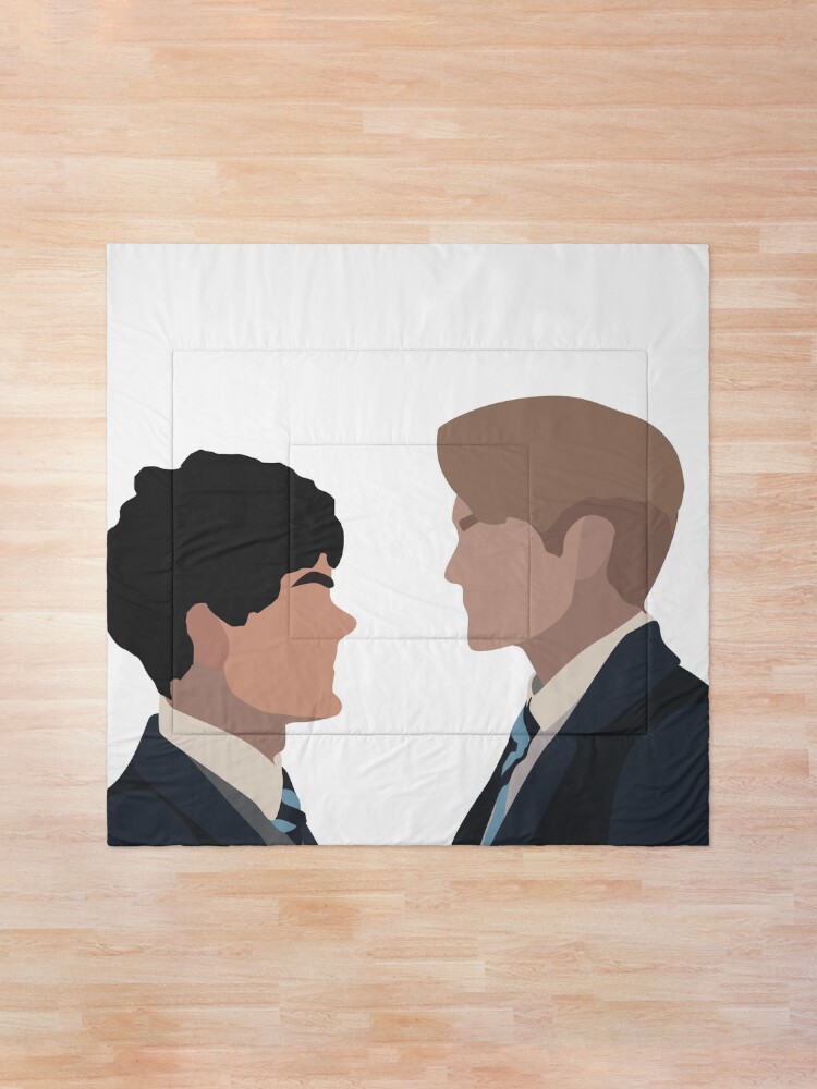 Thumbnail 1 of 6, Comforter, Nick and Charlie School Season 2 designed and sold by woefultoad.