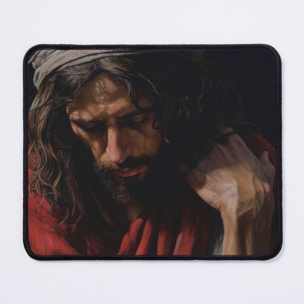 Item preview, Emotive Jesus Christ Facing Death - Wall Art designed and sold by AIPICCRAFT.