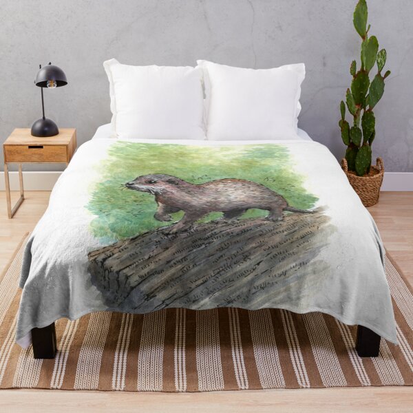 Item preview, Otter - Watercolour designed and sold by Brett Miley.