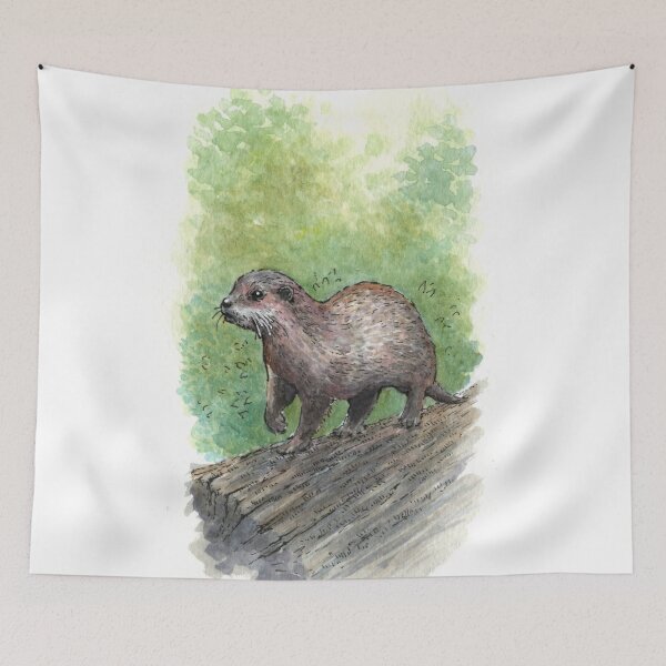 Item preview, Otter - Watercolour designed and sold by Brett Miley.