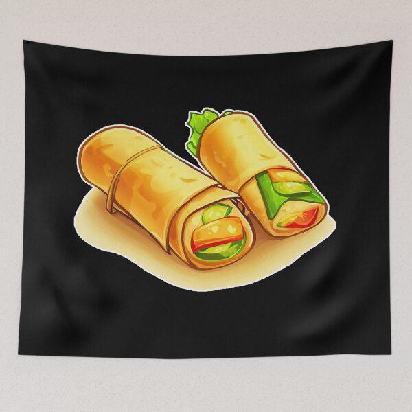 Item preview, Cute Tasty Springrolls designed and sold by OB Print.