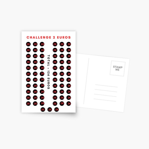 5 Euro Challenge for Saving Money Budget Planner Sticker for Sale by  TalkCheeky