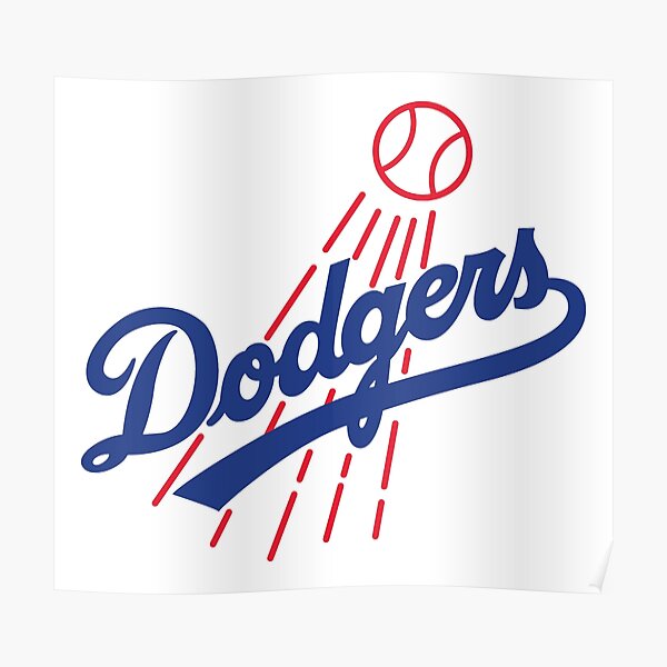 MLB Los Angeles Dodgers - Neon Helmet 23 Poster