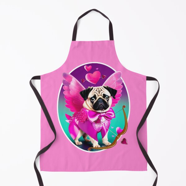 Item preview, Valentine's Day Pug designed and sold by FivePugs.