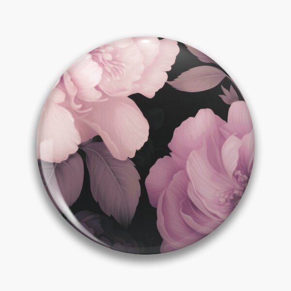 Artikelvorschau, Kopie von opulenten Barockblumen, stimmungsvoller botanischer Kunst, Pastellrosa entworfen und verkauft von artsandsoul.