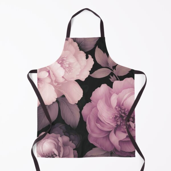 Artikelvorschau, Kopie von opulenten Barockblumen, stimmungsvoller botanischer Kunst, Pastellrosa entworfen und verkauft von artsandsoul.