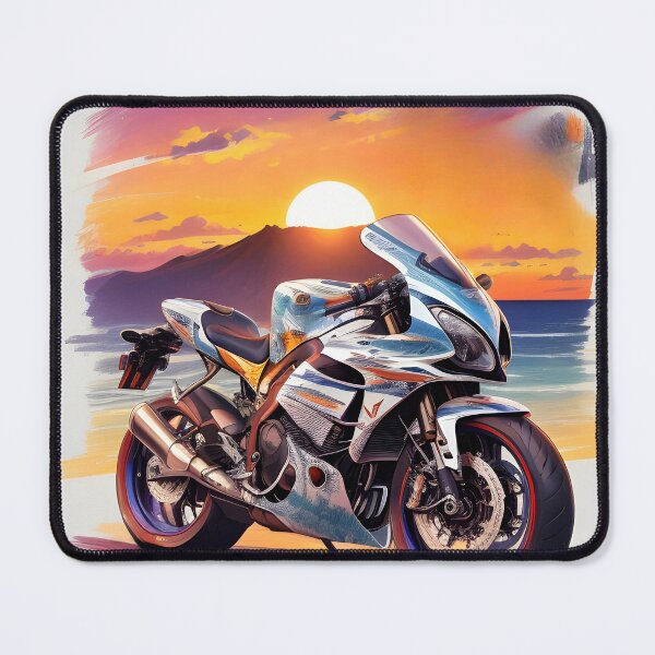 Item preview, Coastal Rides: Motorcycle Adventures in Sunset Splendor designed and sold by Ceemko's Vintage Corner.