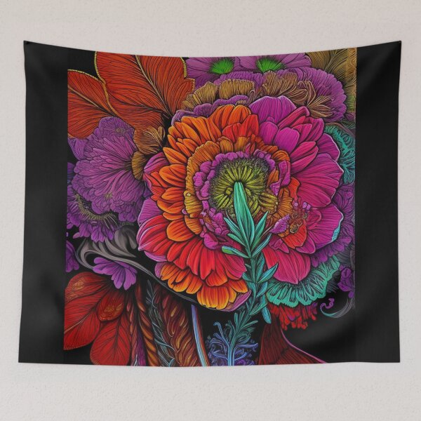 Item preview, Flower Human Anatomy Massage designed and sold by Yellowriversss.