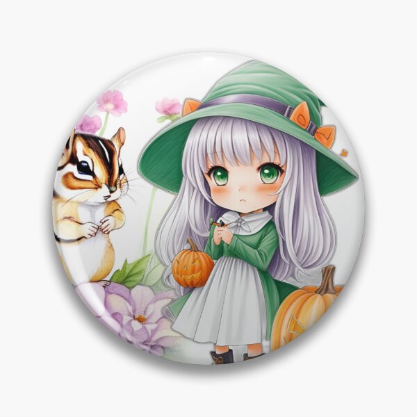 Item preview, Cute little girl with squirrel in halloween costume designed and sold by ohmeera.