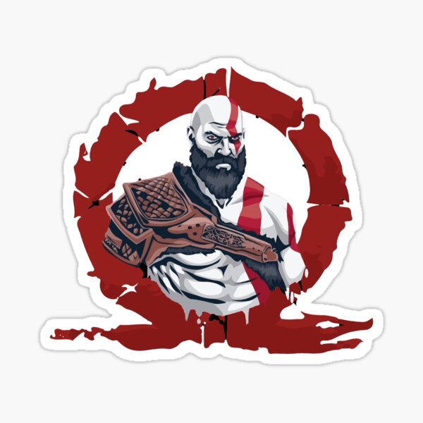 Jogos On Line Adesivo Kratos God Of War Kit 3un Carro Game