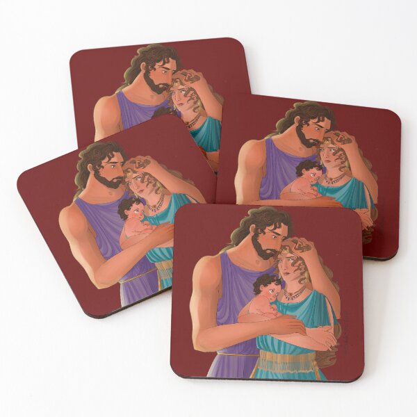 Item preview, Hector of Troy with his family designed and sold by locus-amoenus.