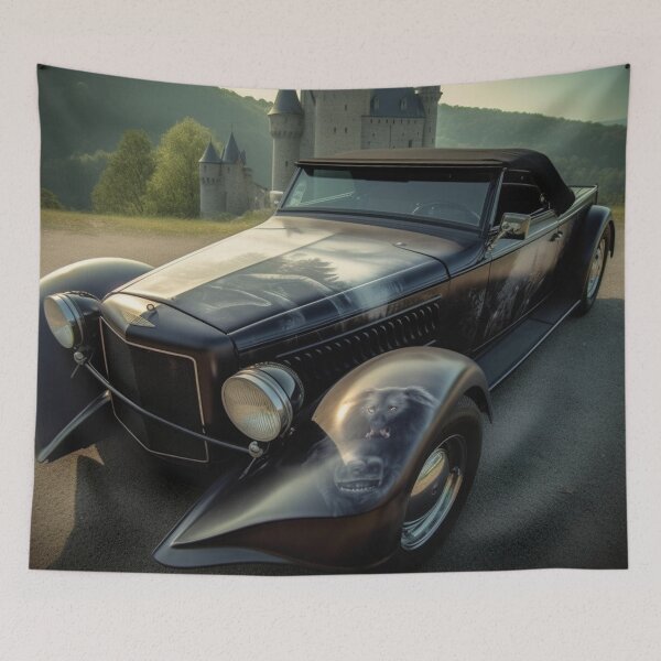 Item preview, "Wraith Car: Unreal Engine 5, Airbrushing, Dark Black and Amber." designed and sold by WhiteWolfe0127.