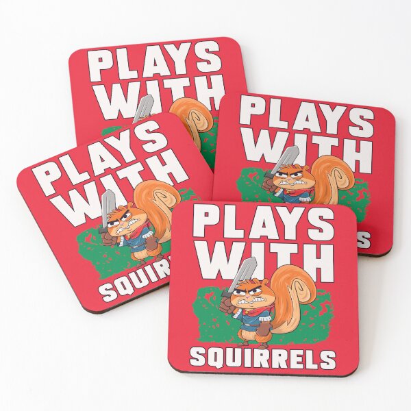 Item preview, Plays with squirrels - squirrel thief artwork designed and sold by ImaginarStore.