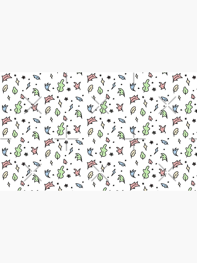 Thumbnail 6 of 6, Pet Bandana, Leaves & Flowers designed and sold by sunflowervol2.